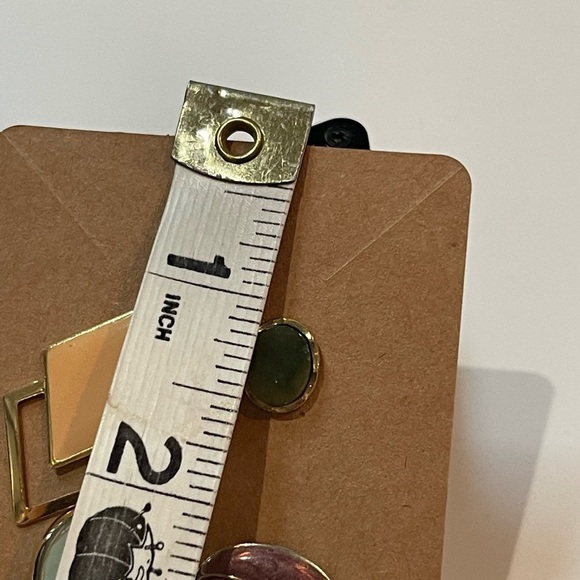 Vintage Mismatched  Enamel Beaded Earrings - Picture 4 of 7